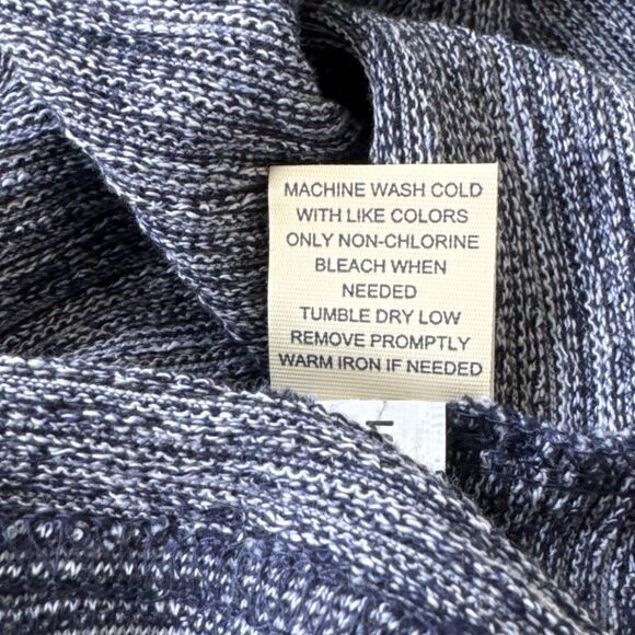 JOSEPH ABBOUD Men's LS V 100% Cotton Top Blue Heather EUC Size 2X - Picture 6 of 6